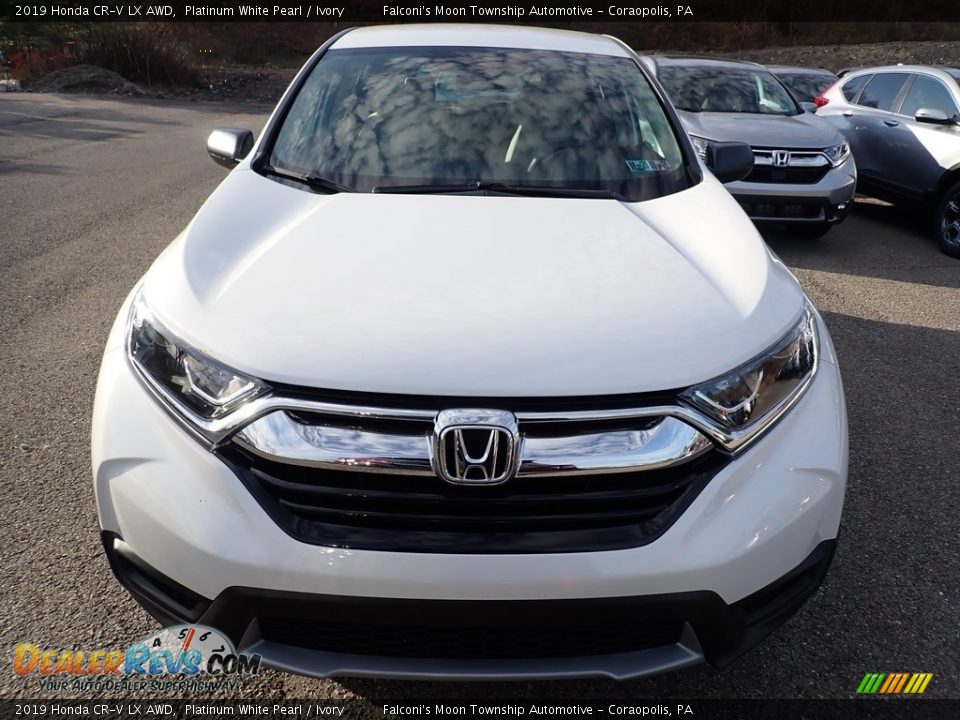 2019 Honda CR-V LX AWD Platinum White Pearl / Ivory Photo #7