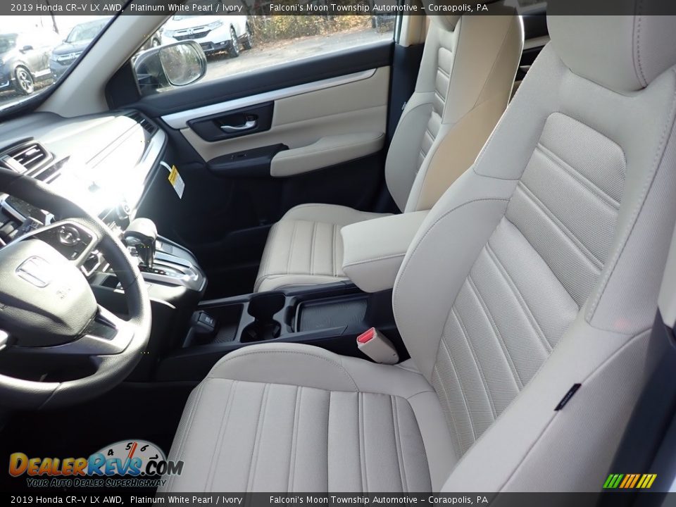 Front Seat of 2019 Honda CR-V LX AWD Photo #9