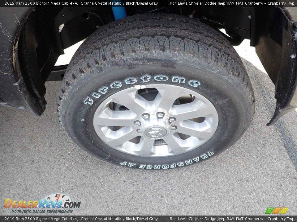 2019 Ram 2500 Bighorn Mega Cab 4x4 Granite Crystal Metallic / Black/Diesel Gray Photo #9
