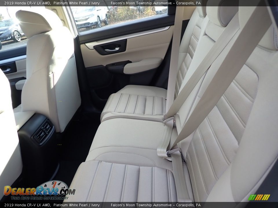 Rear Seat of 2019 Honda CR-V LX AWD Photo #10