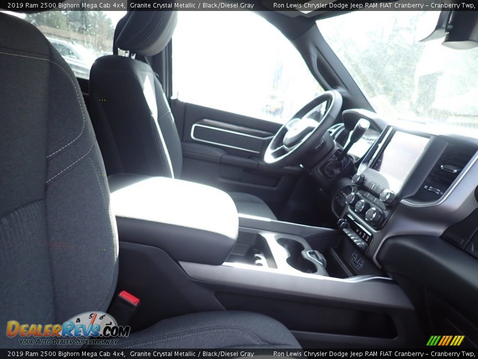 2019 Ram 2500 Bighorn Mega Cab 4x4 Granite Crystal Metallic / Black/Diesel Gray Photo #10