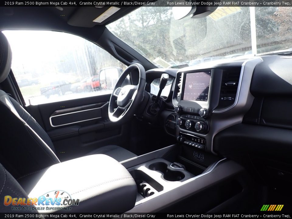 2019 Ram 2500 Bighorn Mega Cab 4x4 Granite Crystal Metallic / Black/Diesel Gray Photo #11