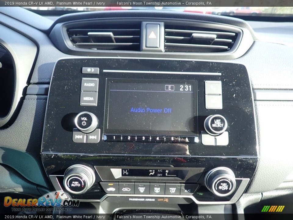 2019 Honda CR-V LX AWD Platinum White Pearl / Ivory Photo #14