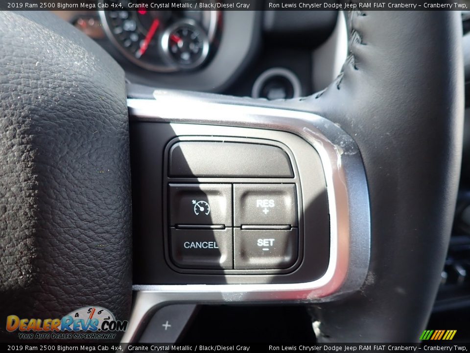 2019 Ram 2500 Bighorn Mega Cab 4x4 Granite Crystal Metallic / Black/Diesel Gray Photo #19