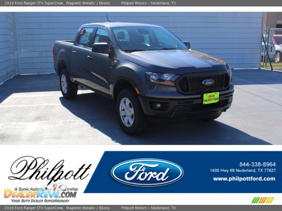 2019 Ford Ranger STX SuperCrew Magnetic Metallic / Ebony Photo #1