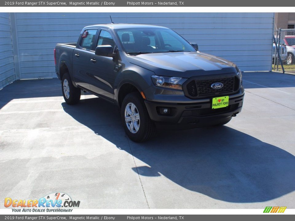 2019 Ford Ranger STX SuperCrew Magnetic Metallic / Ebony Photo #2