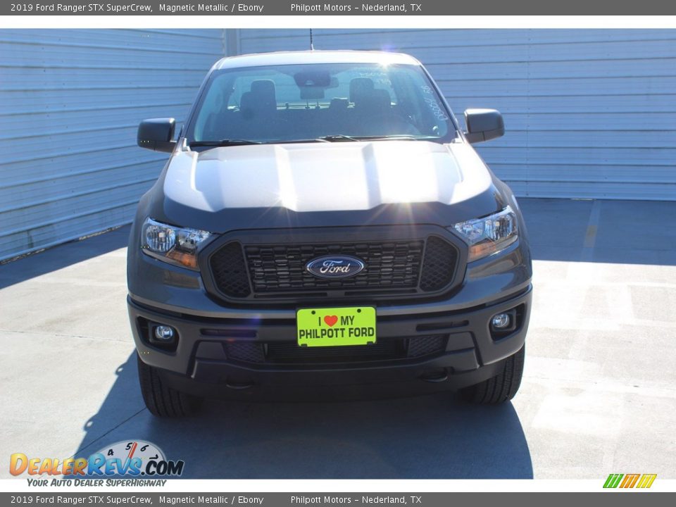 2019 Ford Ranger STX SuperCrew Magnetic Metallic / Ebony Photo #3