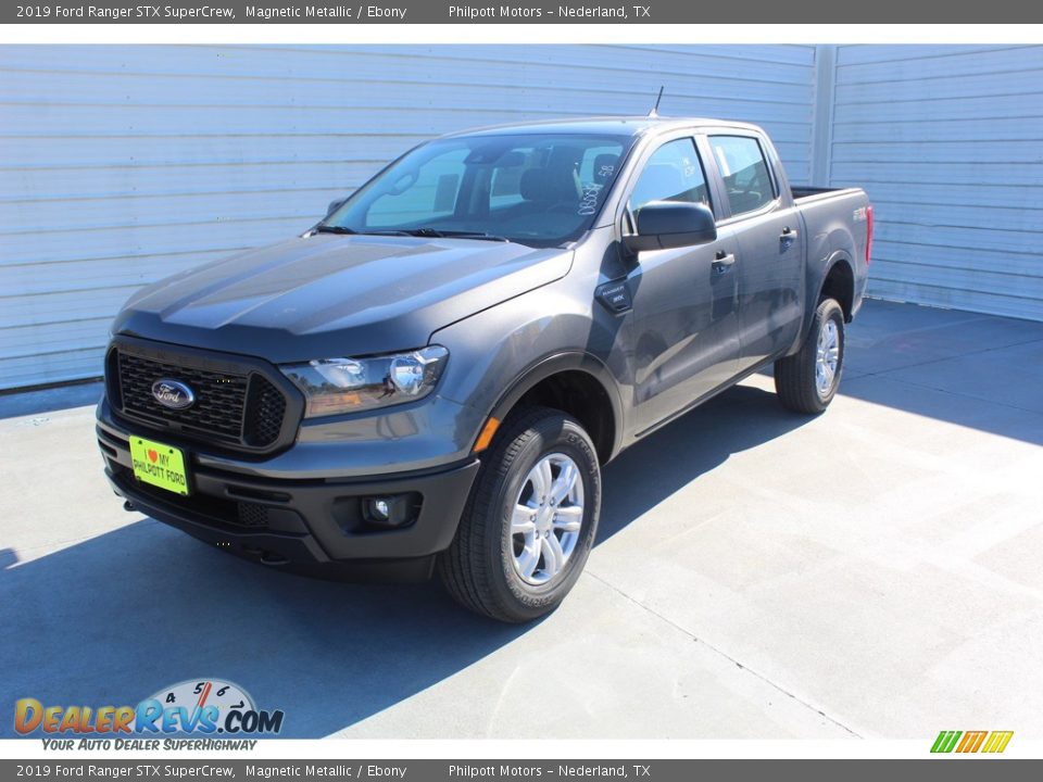 2019 Ford Ranger STX SuperCrew Magnetic Metallic / Ebony Photo #4
