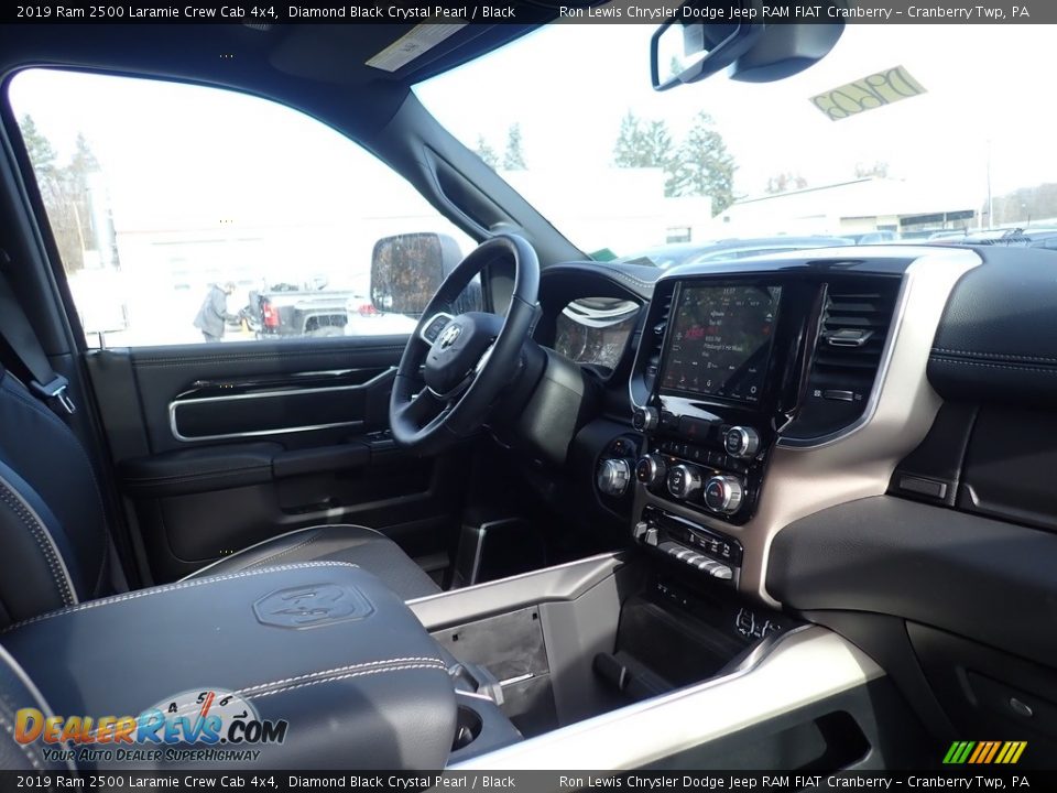 2019 Ram 2500 Laramie Crew Cab 4x4 Diamond Black Crystal Pearl / Black Photo #11