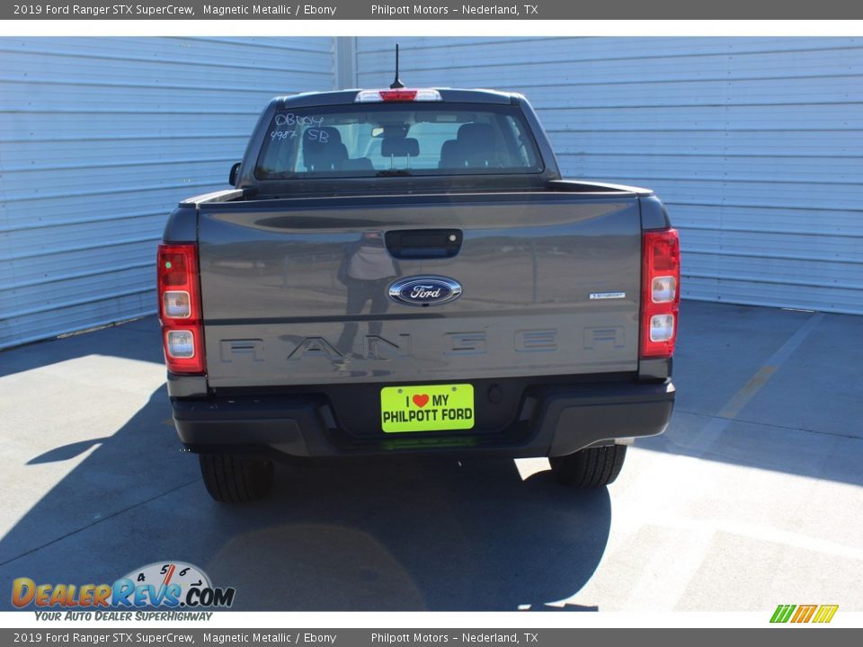 2019 Ford Ranger STX SuperCrew Magnetic Metallic / Ebony Photo #7