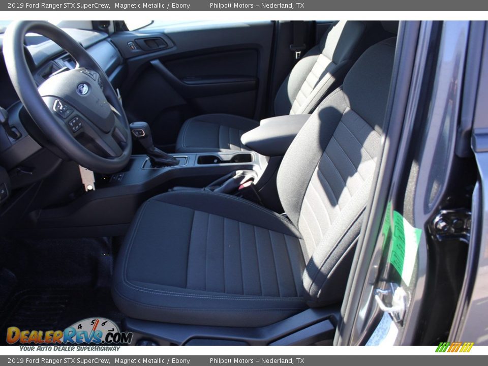 2019 Ford Ranger STX SuperCrew Magnetic Metallic / Ebony Photo #10