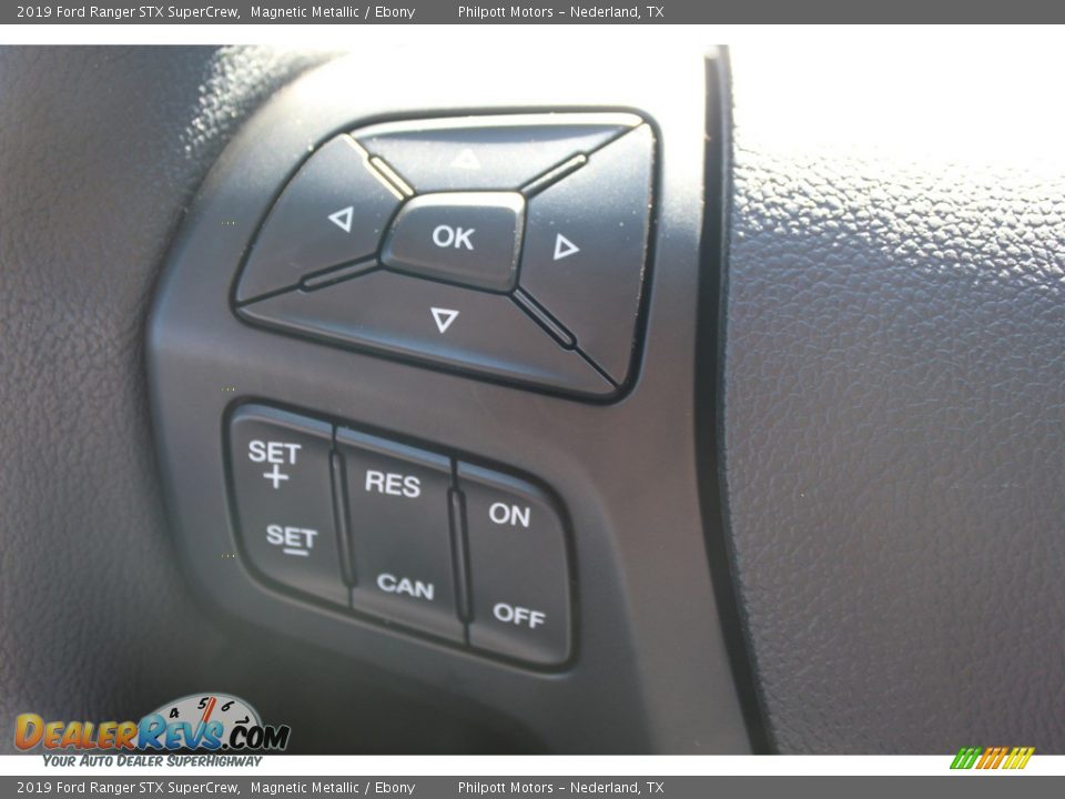 2019 Ford Ranger STX SuperCrew Magnetic Metallic / Ebony Photo #11