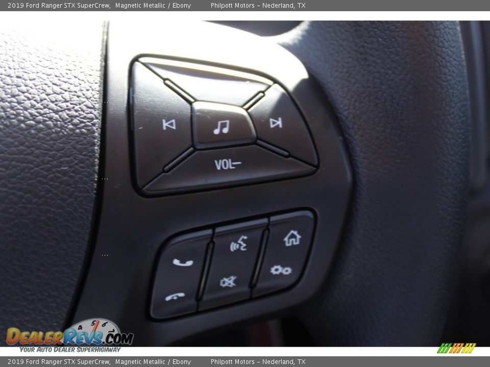 2019 Ford Ranger STX SuperCrew Magnetic Metallic / Ebony Photo #12