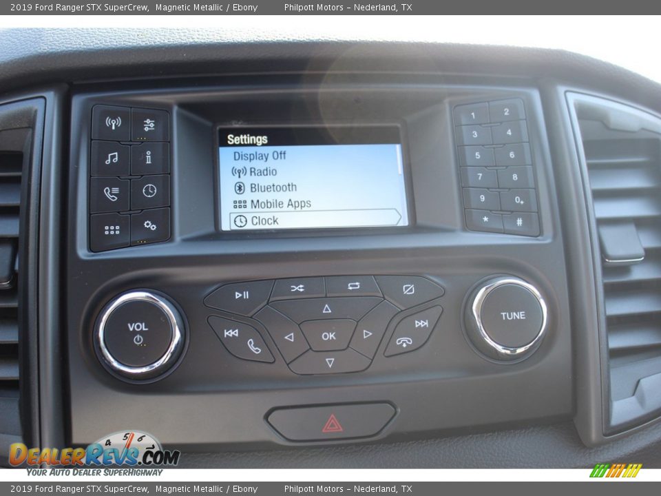 2019 Ford Ranger STX SuperCrew Magnetic Metallic / Ebony Photo #13