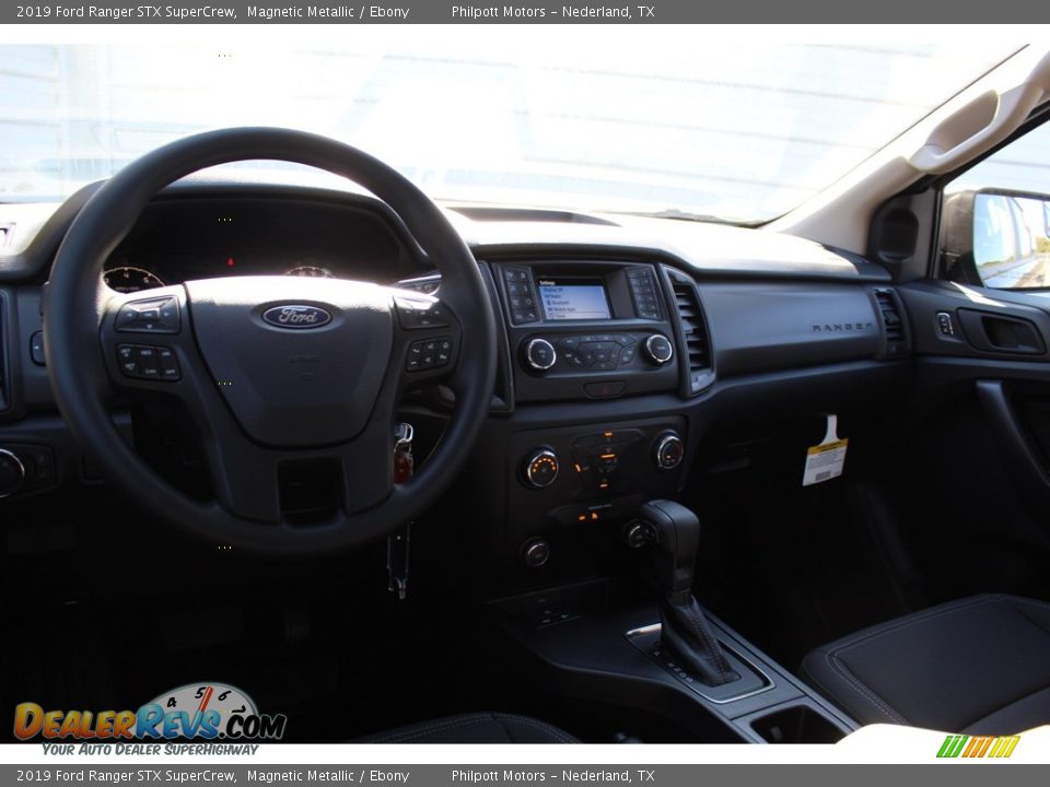 2019 Ford Ranger STX SuperCrew Magnetic Metallic / Ebony Photo #17