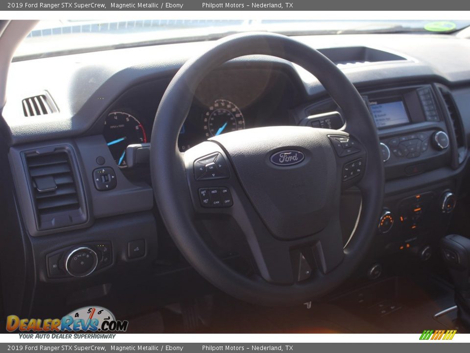 2019 Ford Ranger STX SuperCrew Magnetic Metallic / Ebony Photo #18