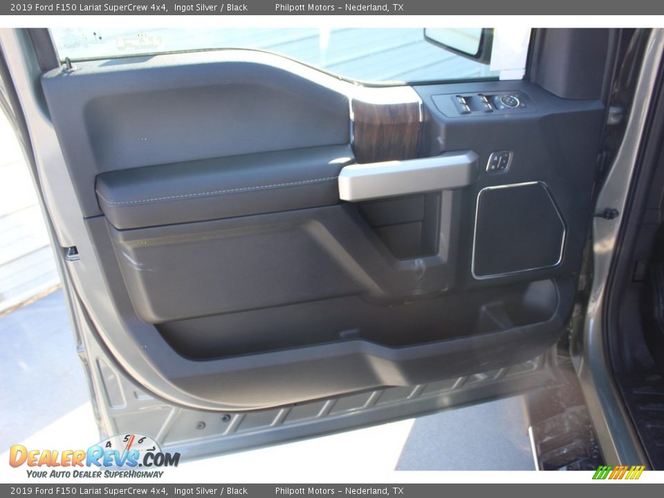 2019 Ford F150 Lariat SuperCrew 4x4 Ingot Silver / Black Photo #9