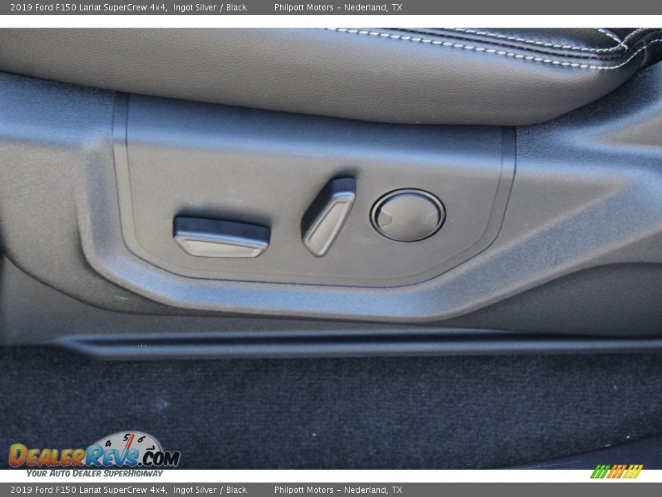 2019 Ford F150 Lariat SuperCrew 4x4 Ingot Silver / Black Photo #11