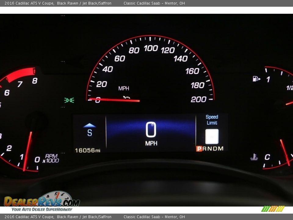 2016 Cadillac ATS V Coupe Gauges Photo #6