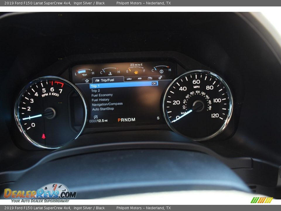 2019 Ford F150 Lariat SuperCrew 4x4 Ingot Silver / Black Photo #14