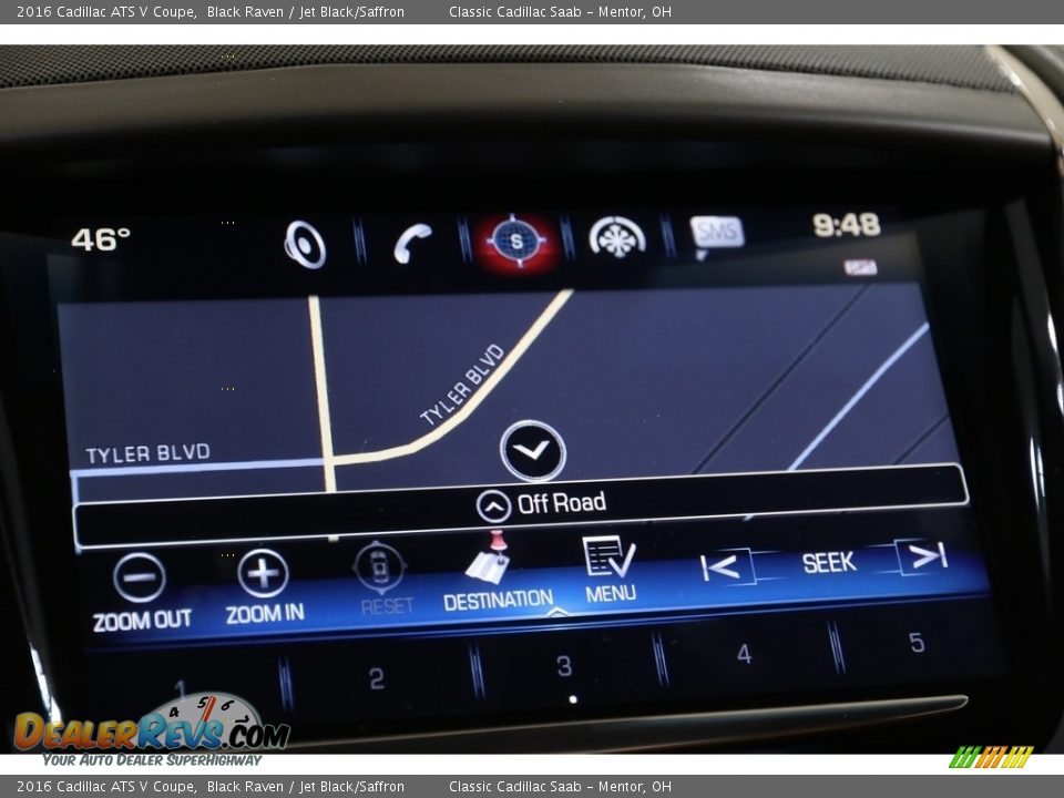 Navigation of 2016 Cadillac ATS V Coupe Photo #12
