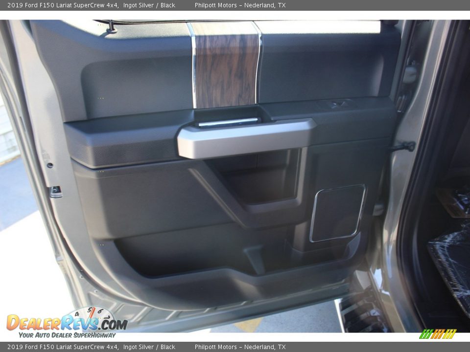 2019 Ford F150 Lariat SuperCrew 4x4 Ingot Silver / Black Photo #20