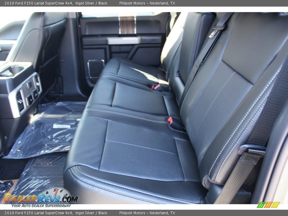 2019 Ford F150 Lariat SuperCrew 4x4 Ingot Silver / Black Photo #21