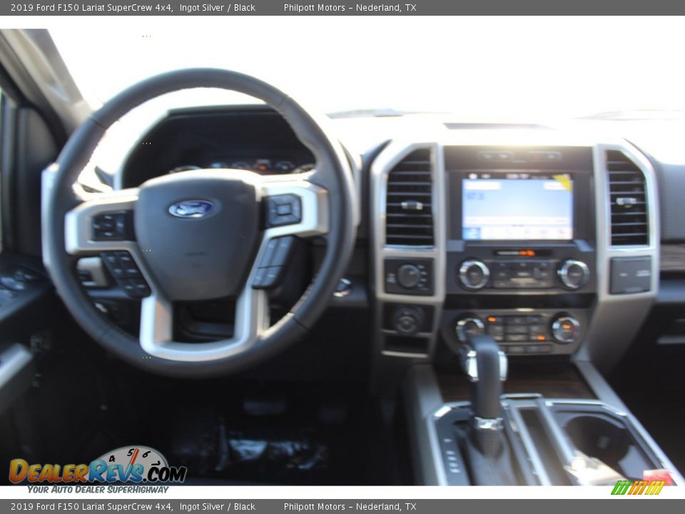 2019 Ford F150 Lariat SuperCrew 4x4 Ingot Silver / Black Photo #22