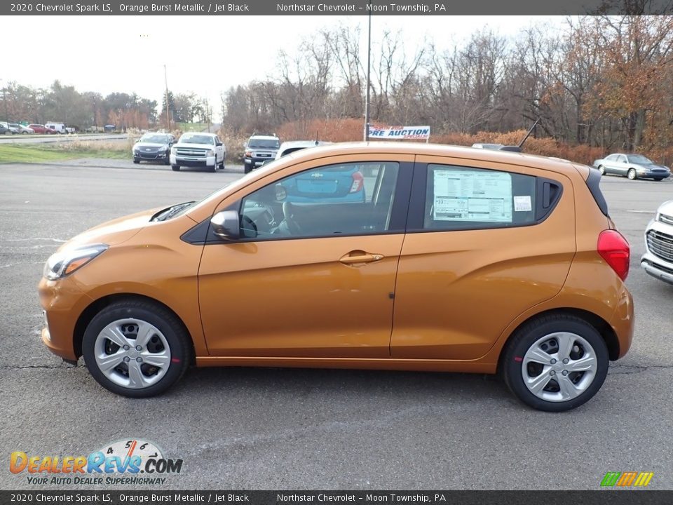 2020 Chevrolet Spark LS Orange Burst Metallic / Jet Black Photo #2