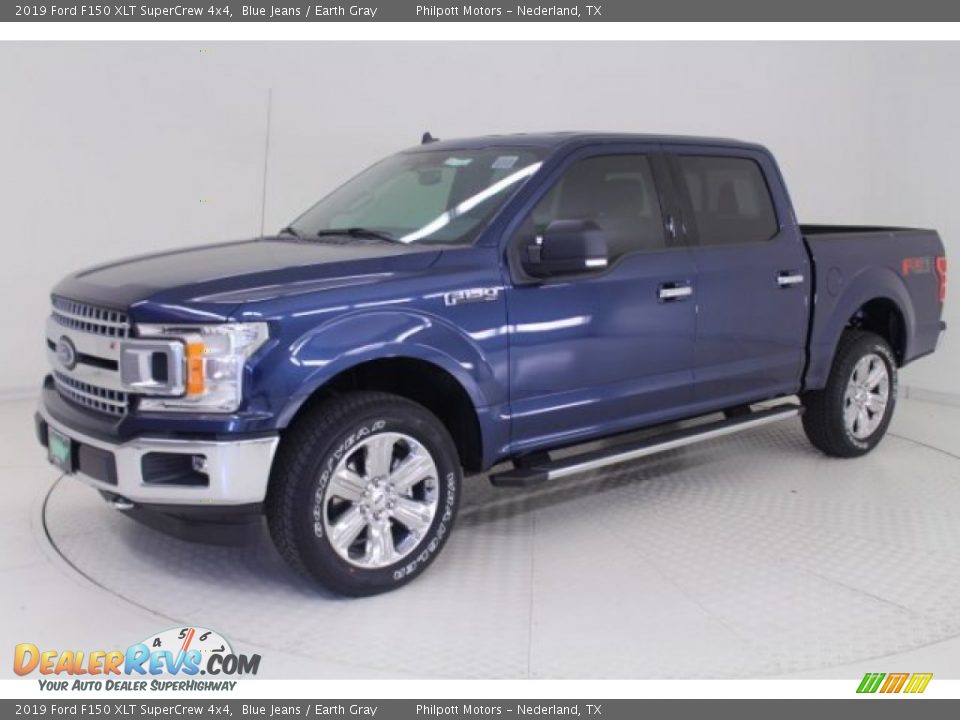 2019 Ford F150 XLT SuperCrew 4x4 Blue Jeans / Earth Gray Photo #3