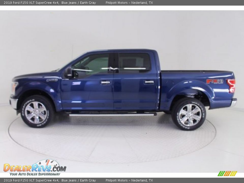 2019 Ford F150 XLT SuperCrew 4x4 Blue Jeans / Earth Gray Photo #4