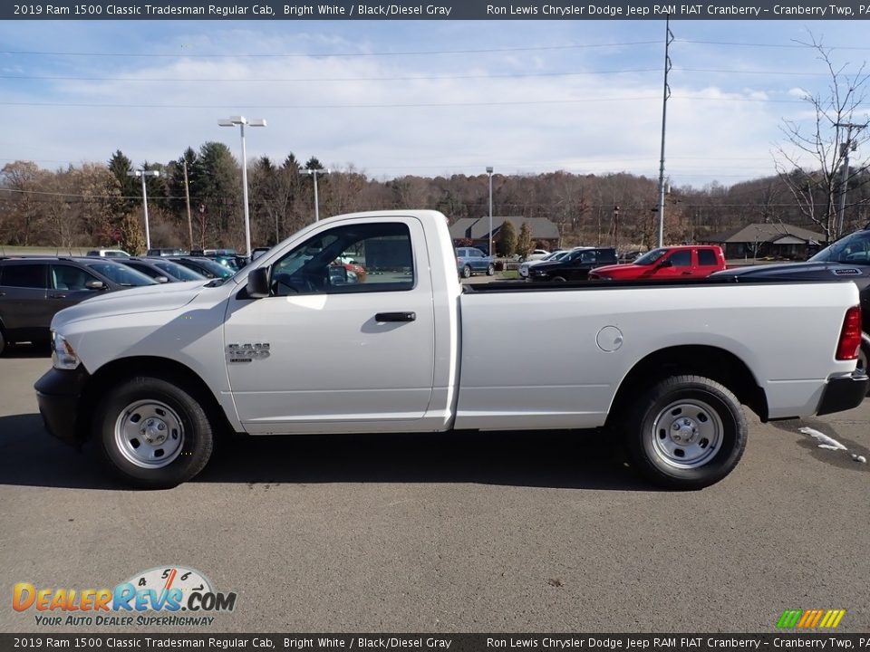 2019 Ram 1500 Classic Tradesman Regular Cab Bright White / Black/Diesel Gray Photo #2