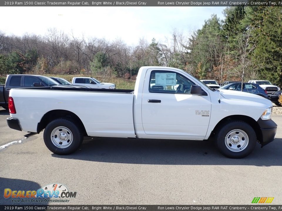 2019 Ram 1500 Classic Tradesman Regular Cab Bright White / Black/Diesel Gray Photo #6