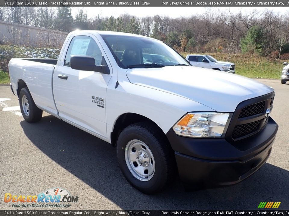 2019 Ram 1500 Classic Tradesman Regular Cab Bright White / Black/Diesel Gray Photo #7