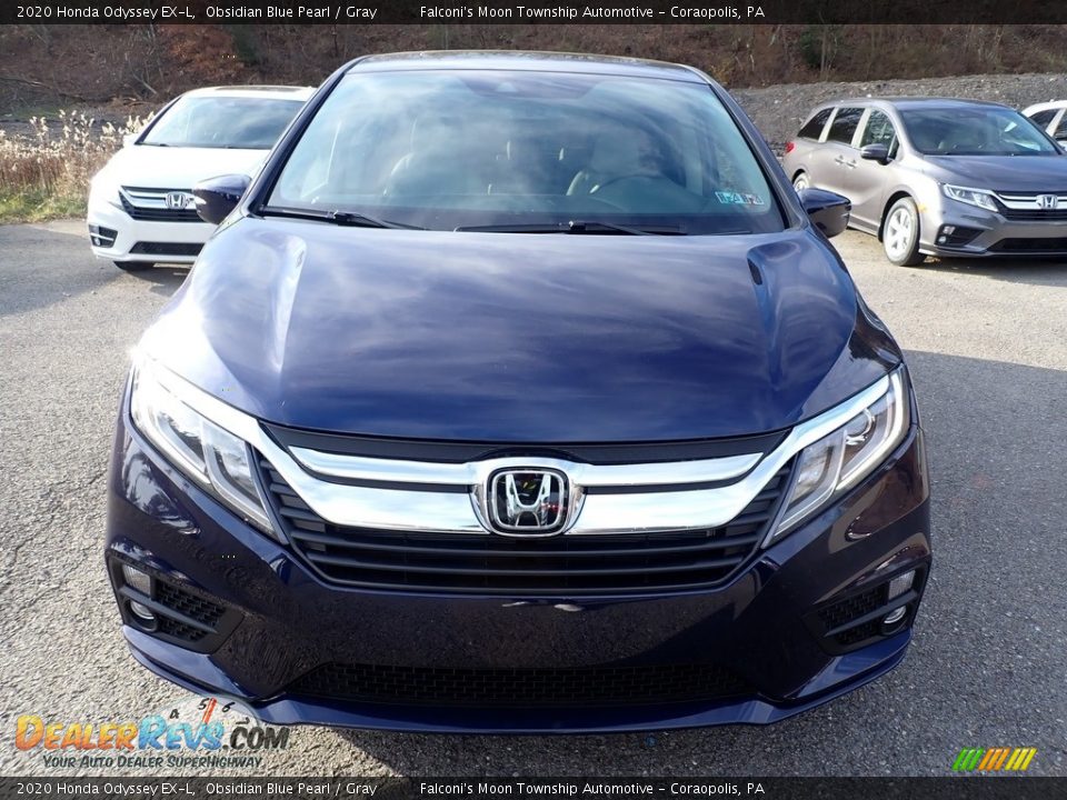 2020 Honda Odyssey EX-L Obsidian Blue Pearl / Gray Photo #2