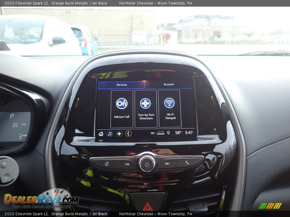 2020 Chevrolet Spark LS Orange Burst Metallic / Jet Black Photo #17