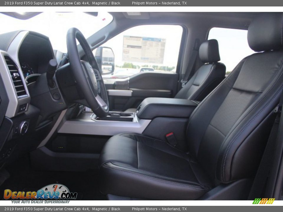 2019 Ford F350 Super Duty Lariat Crew Cab 4x4 Magnetic / Black Photo #10