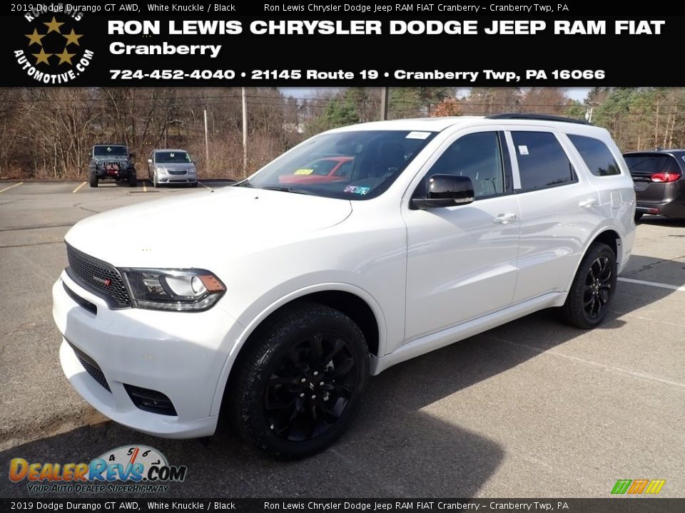 2019 Dodge Durango GT AWD White Knuckle / Black Photo #1
