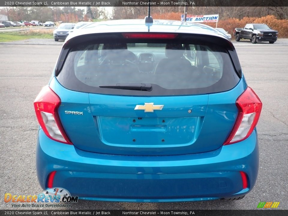 2020 Chevrolet Spark LS Caribbean Blue Metallic / Jet Black Photo #4