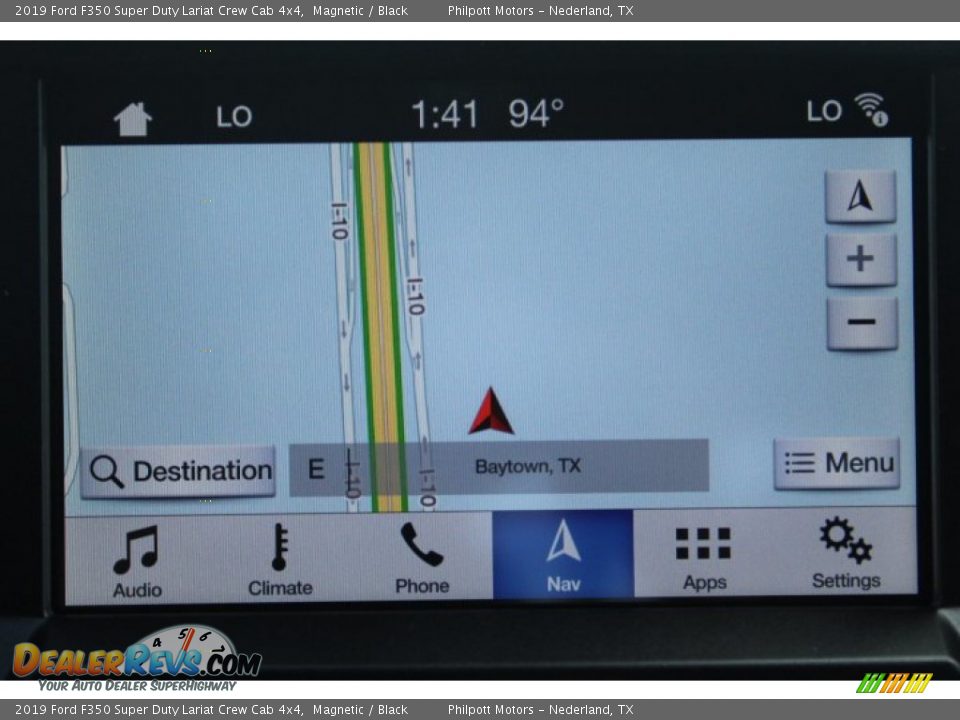 2019 Ford F350 Super Duty Lariat Crew Cab 4x4 Magnetic / Black Photo #11