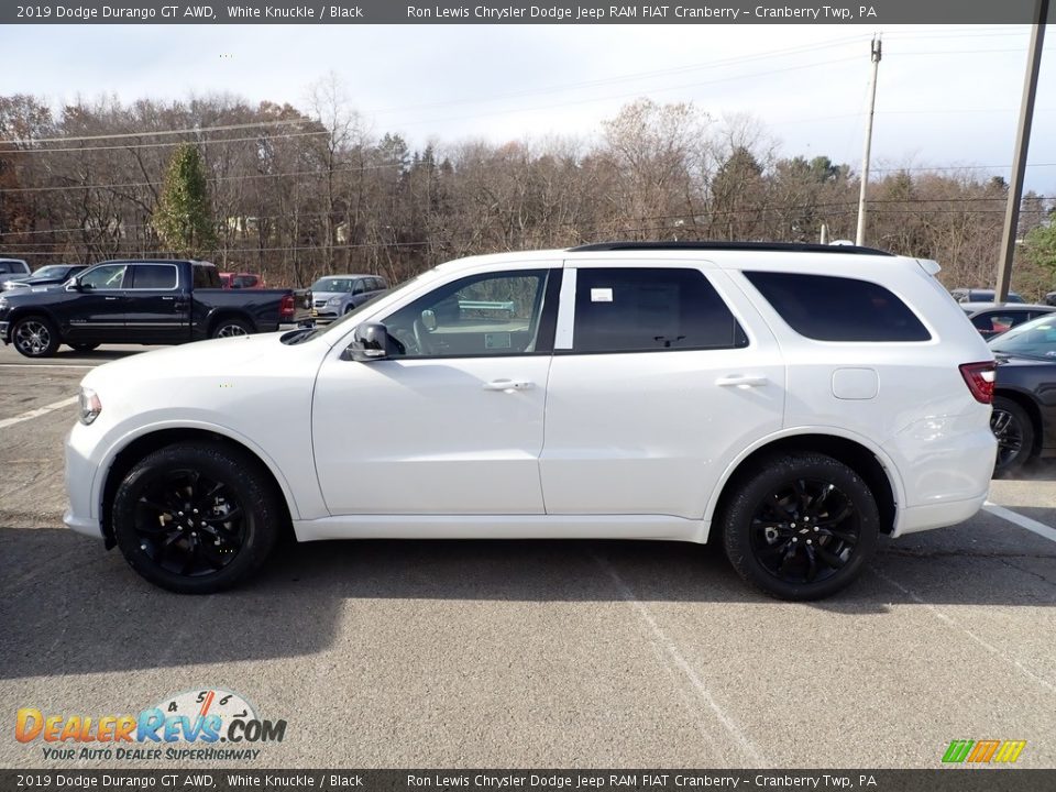 2019 Dodge Durango GT AWD White Knuckle / Black Photo #2