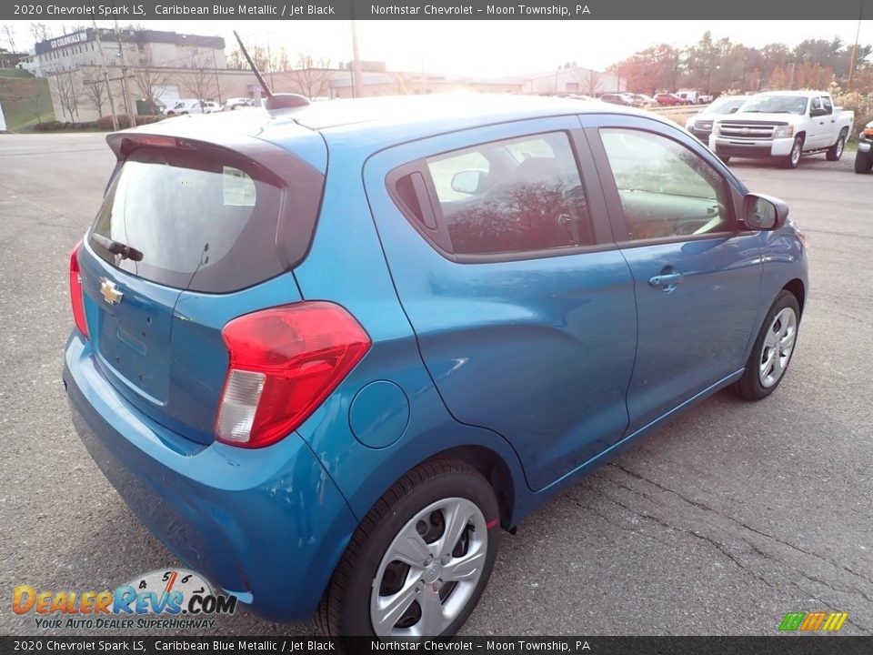 2020 Chevrolet Spark LS Caribbean Blue Metallic / Jet Black Photo #5