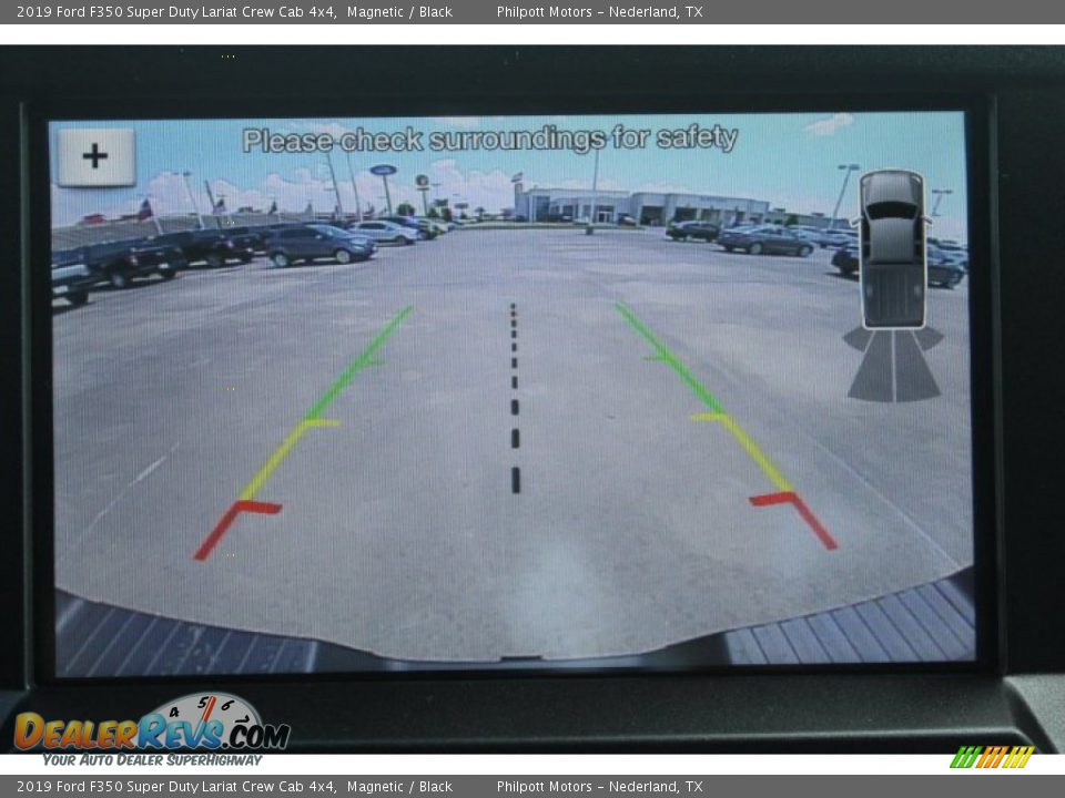 2019 Ford F350 Super Duty Lariat Crew Cab 4x4 Magnetic / Black Photo #12