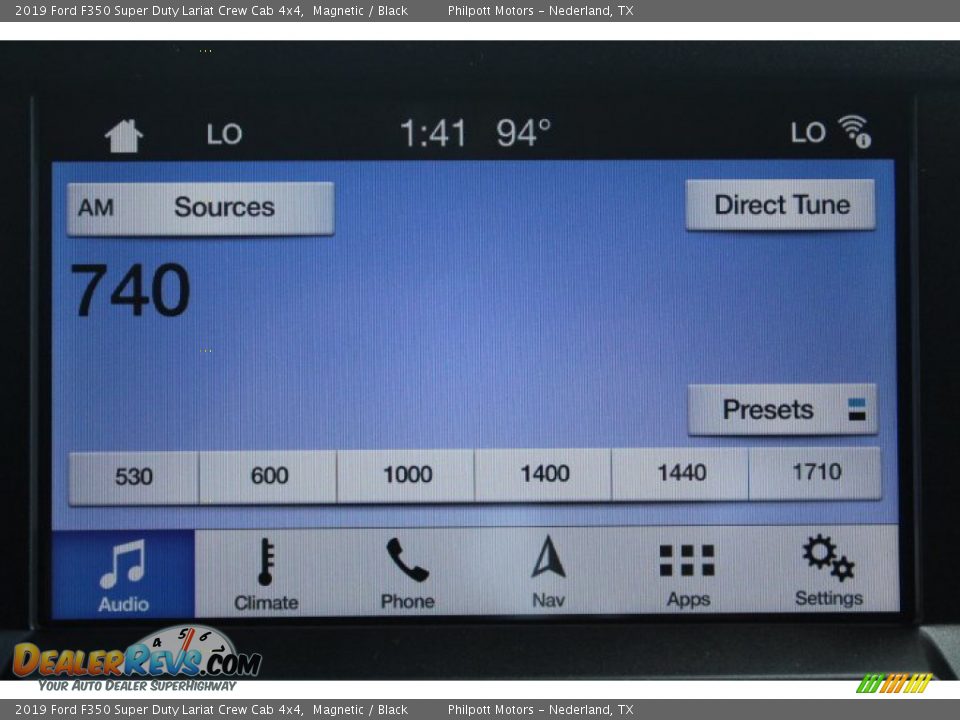 2019 Ford F350 Super Duty Lariat Crew Cab 4x4 Magnetic / Black Photo #13