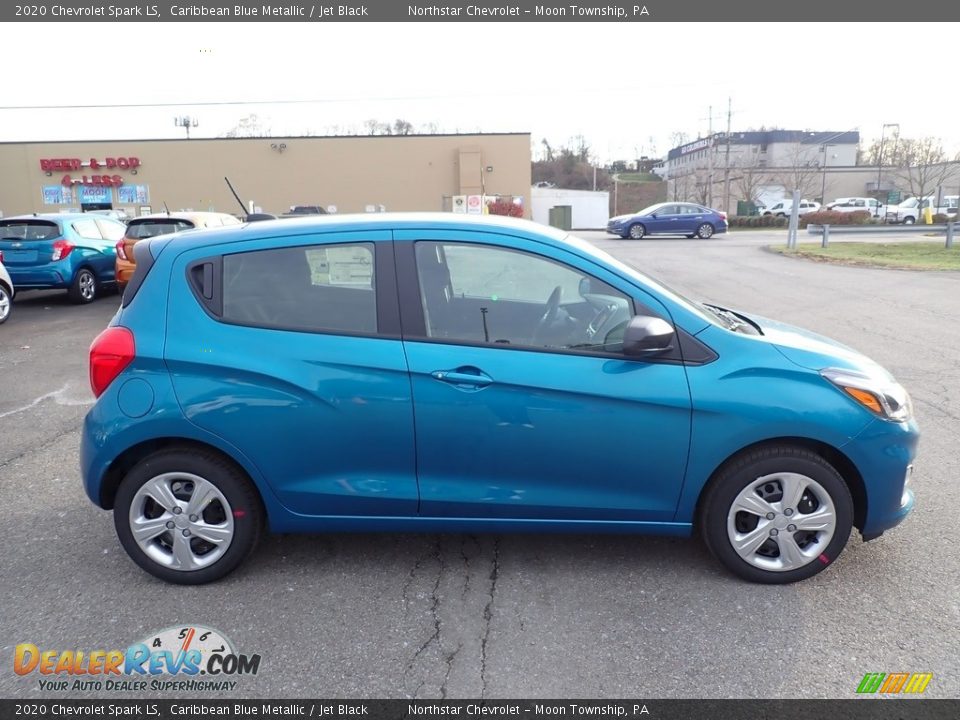 2020 Chevrolet Spark LS Caribbean Blue Metallic / Jet Black Photo #6