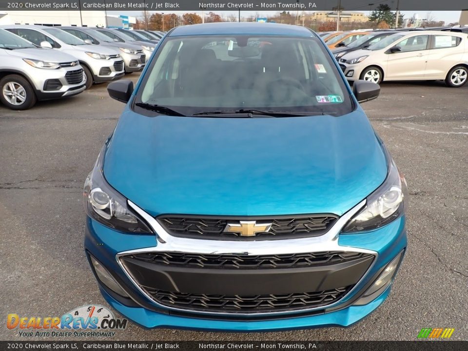 2020 Chevrolet Spark LS Caribbean Blue Metallic / Jet Black Photo #8