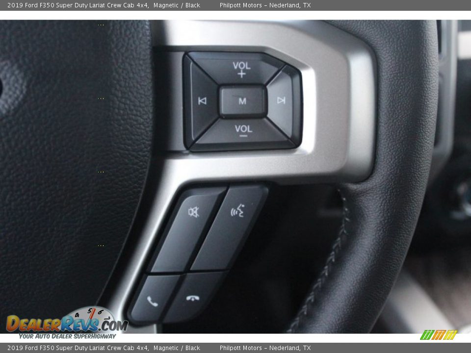 2019 Ford F350 Super Duty Lariat Crew Cab 4x4 Magnetic / Black Photo #18