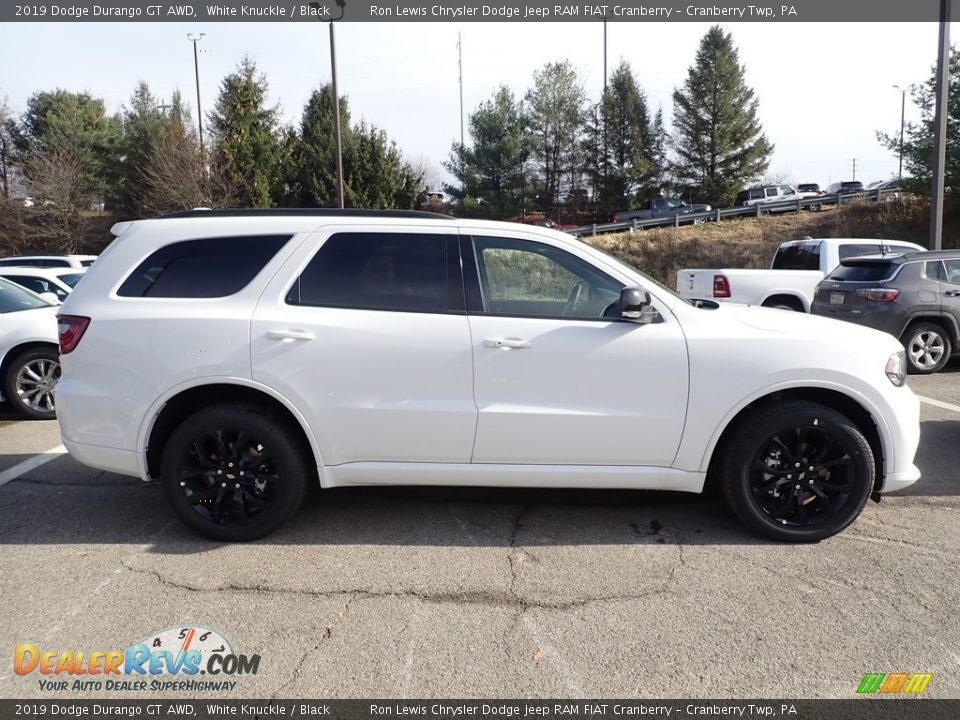 2019 Dodge Durango GT AWD White Knuckle / Black Photo #6