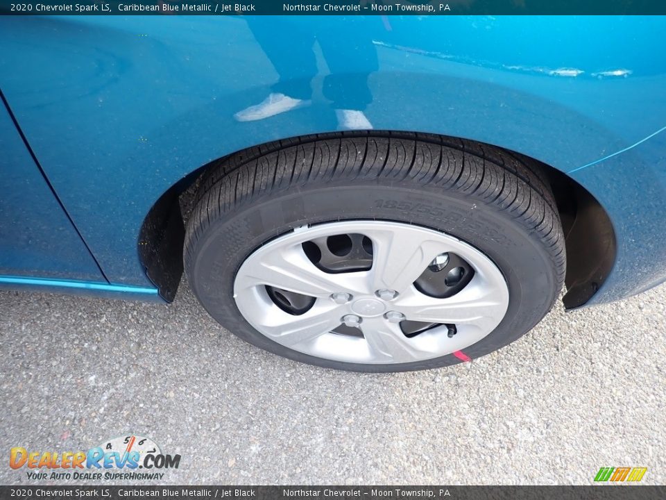 2020 Chevrolet Spark LS Caribbean Blue Metallic / Jet Black Photo #9