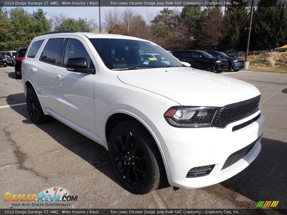 2019 Dodge Durango GT AWD White Knuckle / Black Photo #7